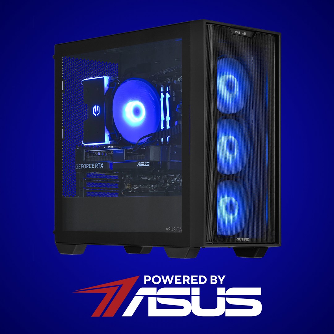 Stolno računalo ACTINA Mini Tower (AMD Ryzen™ 5 5600, 16 GB DDR4 RAM, 1 TB SSD, AMD Radeon RX 7600) crna-1