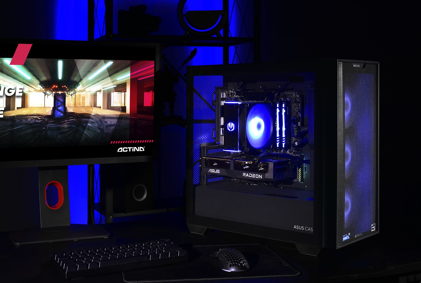 Stolno računalo ACTINA Mini Tower (AMD Ryzen™ 5 5600, 16 GB DDR4 RAM, 1 TB SSD, AMD Radeon RX 7600) crna-9