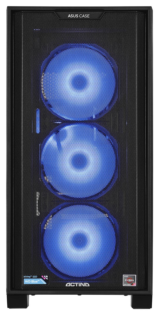 Stolno računalo ACTINA Mini Tower (AMD Ryzen™ 5 5600, 16 GB DDR4 RAM, 1 TB SSD, AMD Radeon RX 7600) crna-2