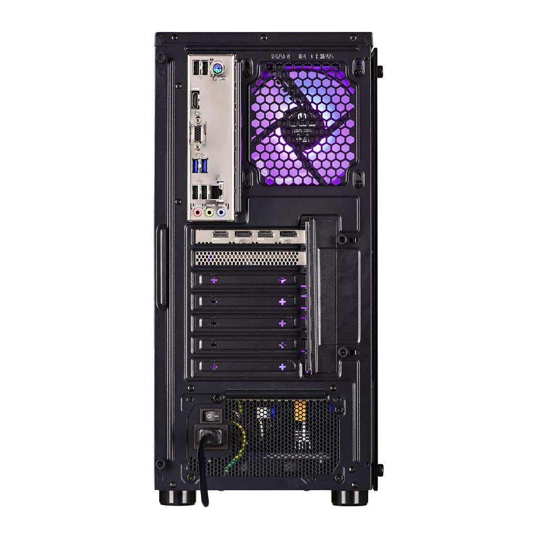 Stolno računalo ACTINA Midi Tower (Intel Core i5 i5-12400F, 16 GB DDR4 RAM, 1 TB SSD, NVIDIA GeForce RTX 4060 Ti) crna-9