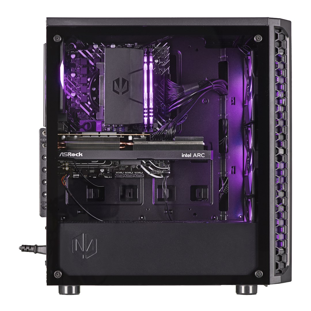 Računalo ACTINA (Midi Tower, AMD Ryzen™ 7 5700X, 32 GB DDR4-SDRAM, 1 TB SSD, AMD Radeon RX 7800 XT) crna-1