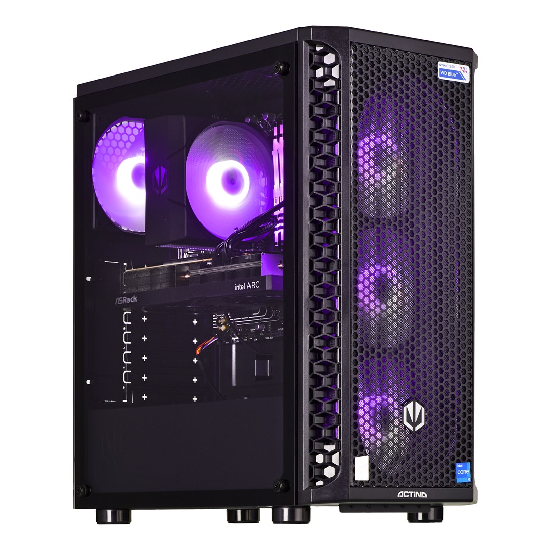 Računalo ACTINA (Midi Tower, AMD Ryzen™ 7 5700X, 32 GB DDR4-SDRAM, 1 TB SSD, AMD Radeon RX 7800 XT) crna-10