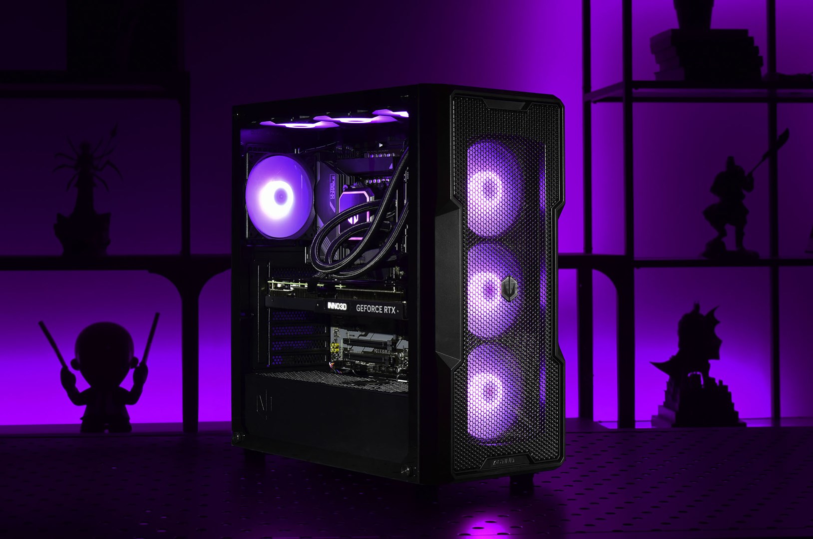 Stolno računalo ACTINA Midi Tower (AMD Ryzen™ 7 7800X3D, 32 GB DDR5 RAM, 1 TB SSD, AMD Radeon RX 7900 XTX) crna-16