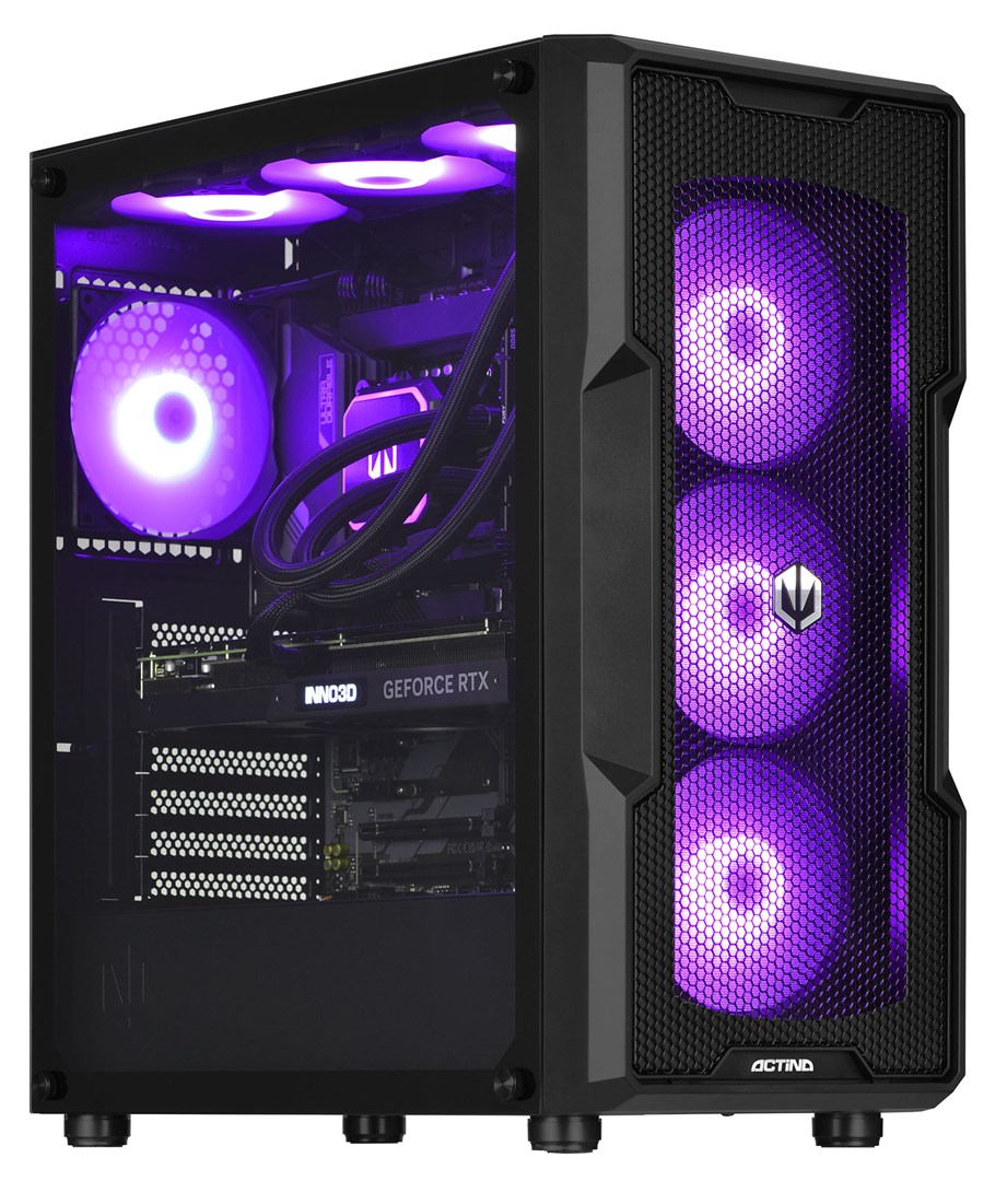 Stolno računalo ACTINA Midi Tower (AMD Ryzen™ 7 7800X3D, 32 GB DDR5 RAM, 1 TB SSD, AMD Radeon RX 7900 XTX) crna-10