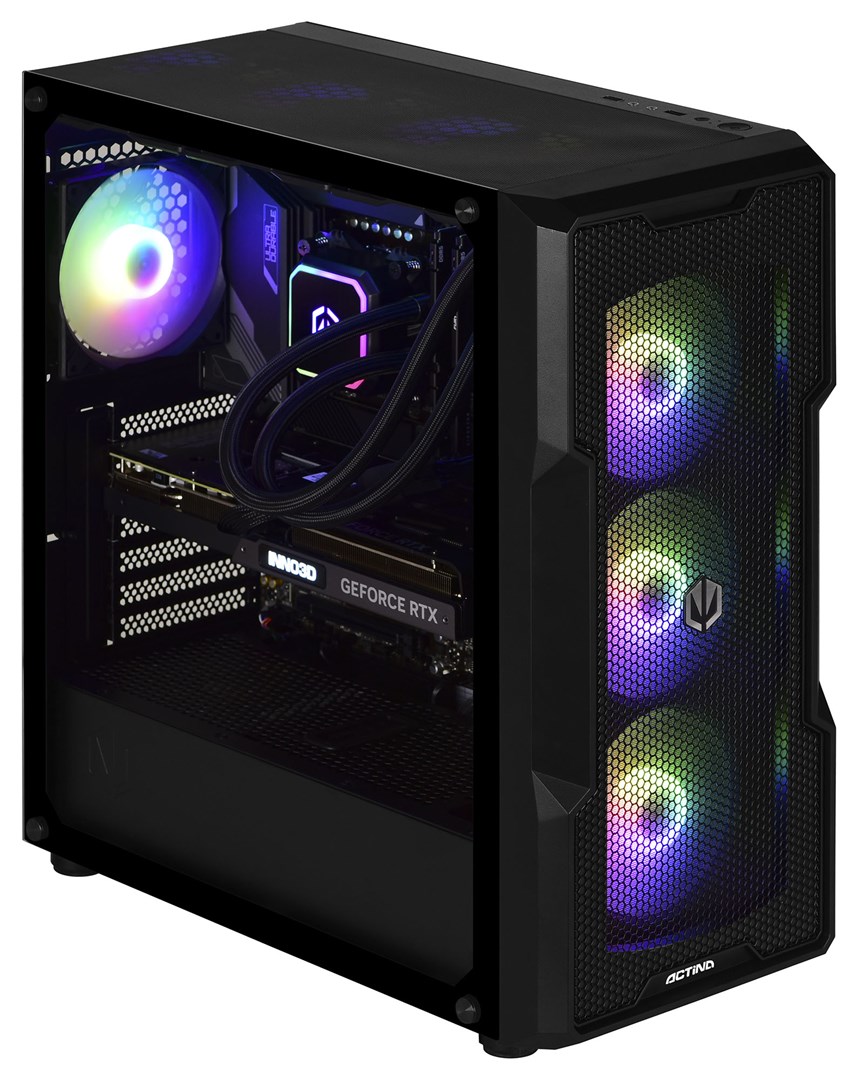 Stolno računalo ACTINA Midi Tower (AMD Ryzen™ 7 7800X3D, 32 GB DDR5 RAM, 1 TB SSD, AMD Radeon RX 7900 XTX) crna-5