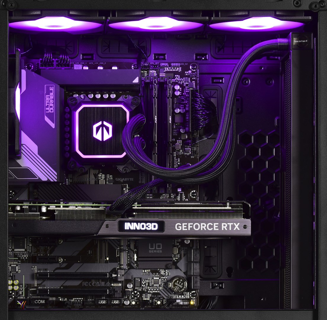 Stolno računalo ACTINA Midi Tower (AMD Ryzen™ 7 7800X3D, 32 GB DDR5 RAM, 1 TB SSD, AMD Radeon RX 7900 XTX) crna-6
