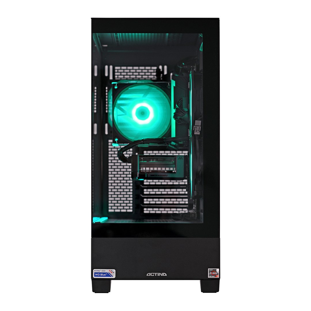 Actina 5901443383642 PC AMD Ryzen™ 5 5600X 32 GB DDR4-SDRAM 1 TB SSD NVIDIA GeForce RTX 4060 Midi Tower Black-1