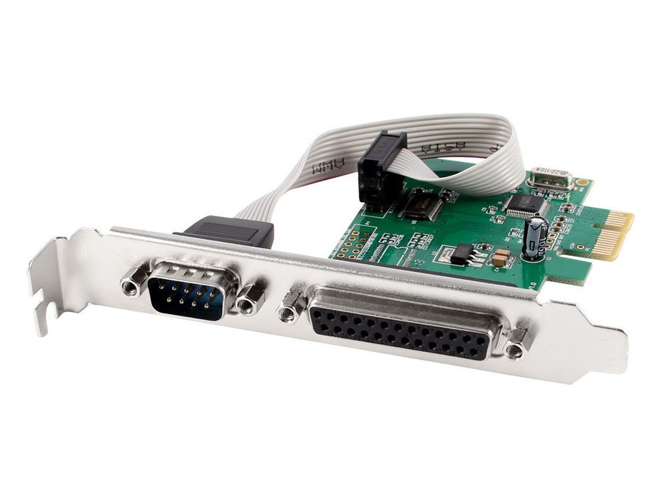 Kartica za proširenje GEMBIRD PEX-COMLPT-01 (COM serijski port + LPT port, PCI-Express)-0