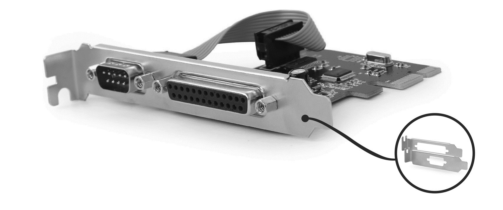 Kartica za proširenje GEMBIRD PEX-COMLPT-01 (COM serijski port + LPT port, PCI-Express)-1