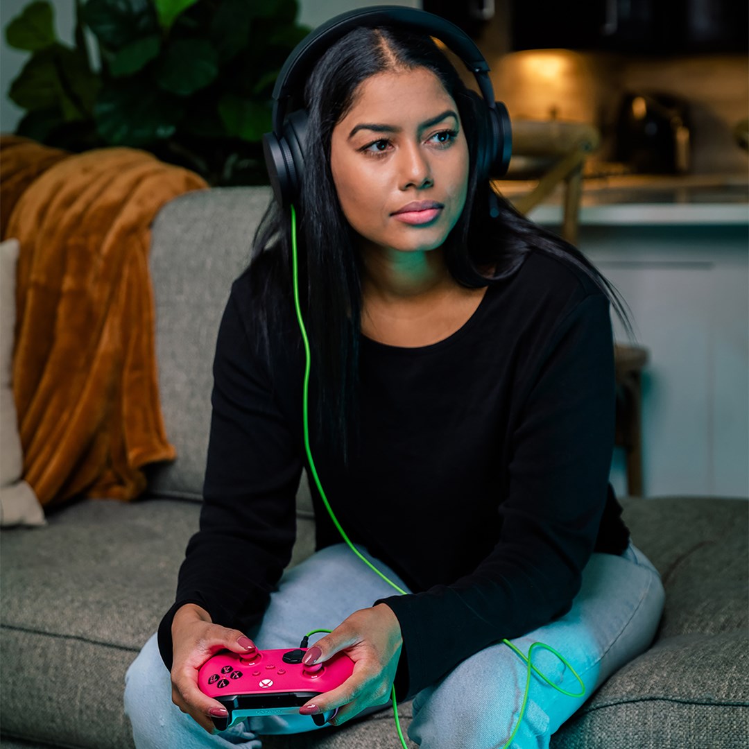 Kontroler MICROSOFT QAU-00083 (Bluetooth, Gamepad, analogni / digitalni) ružičasto-bijeli-4