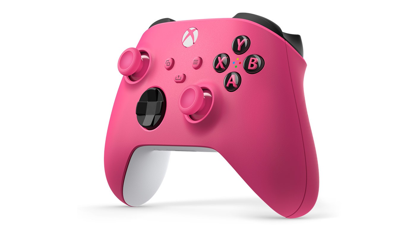 Kontroler MICROSOFT QAU-00083 (Bluetooth, Gamepad, analogni / digitalni) ružičasto-bijeli-1