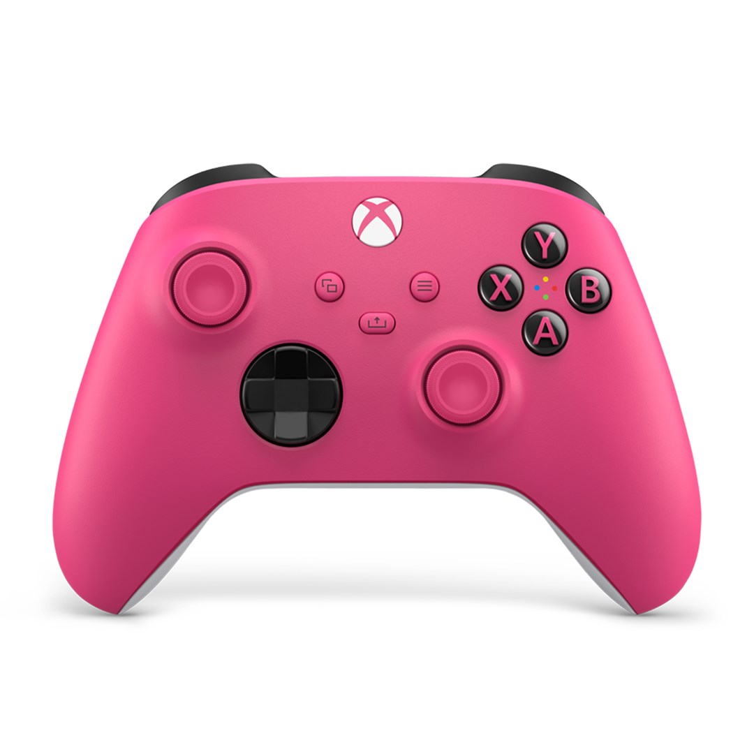 Kontroler MICROSOFT QAU-00083 (Bluetooth, Gamepad, analogni / digitalni) ružičasto-bijeli-0
