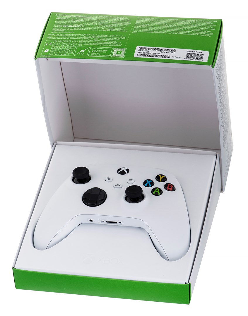 Gaming kontroler Microsoft Xbox Wireless Controller White (Gamepad, Xbox Series S,Xbox Series X,Xbox One,Xbox One S,Xbox One X, analogni / digitalni, Bluetooth/USB)-2