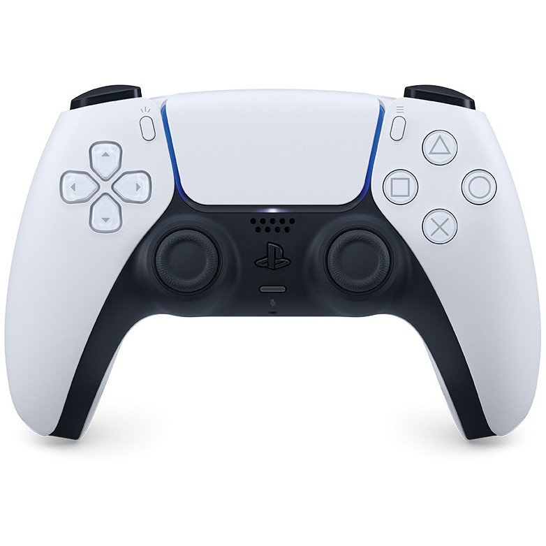 Kontroler SONY DualSense (za PlayStation 5, Bluetooth / USB) crno-bijela-0