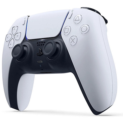Kontroler SONY DualSense (za PlayStation 5, Bluetooth / USB) crno-bijela-1