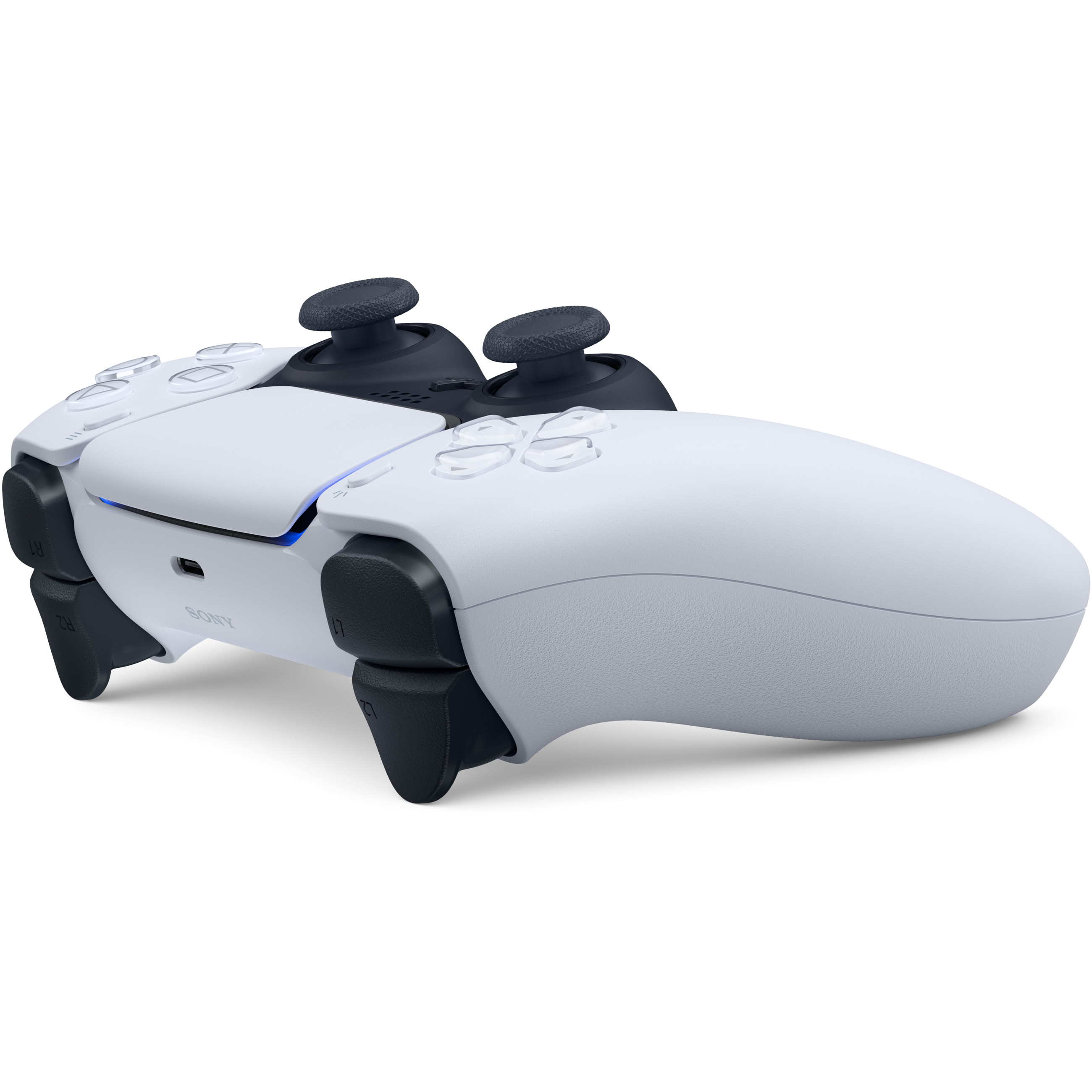 Kontroler SONY DualSense (za PlayStation 5, Bluetooth / USB) crno-bijela-4