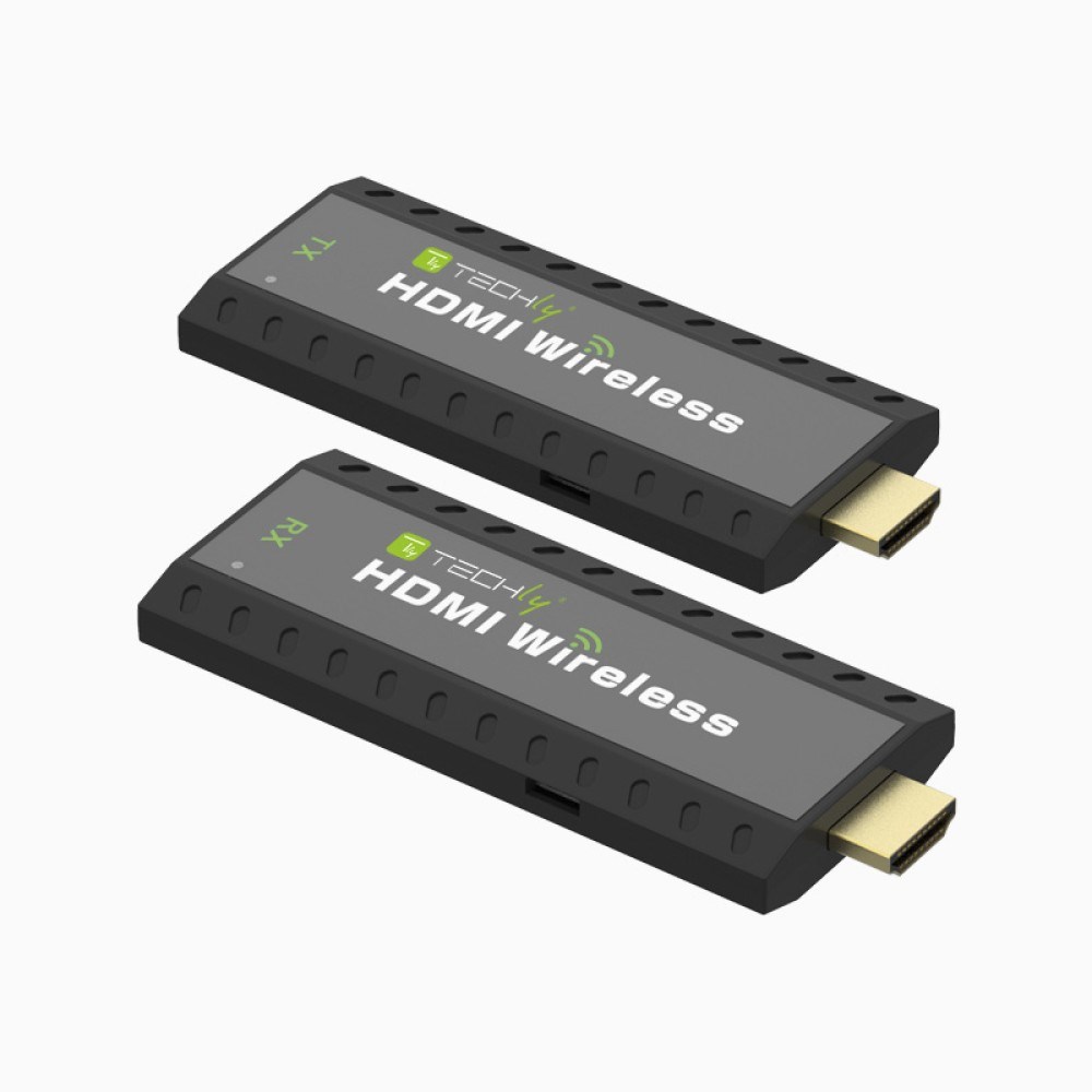Compact Wireless HDMI Extender TECHLY 50m 1080p