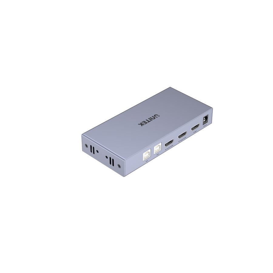 KVM prekidač UNITEK V307A sivi-1
