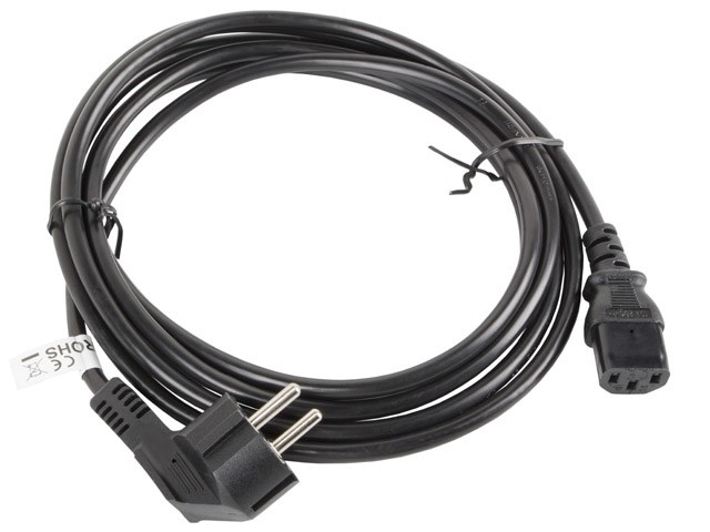 Naponski kabel Lanberg CA-C13C-11CC-0030-BK crni 3 m C13 spojnica CEE7/7-2