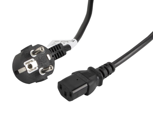 Naponski kabel Lanberg CA-C13C-11CC-0030-BK crni 3 m C13 spojnica CEE7/7-0