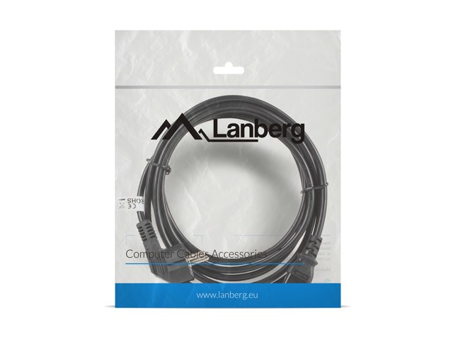 Naponski kabel Lanberg CA-C13C-11CC-0030-BK crni 3 m C13 spojnica CEE7/7-3