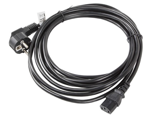 Naponski kabel Lanberg CA-C13C-11CC-0100-BK crni 10 m C13 spojnica CEE7/7-2