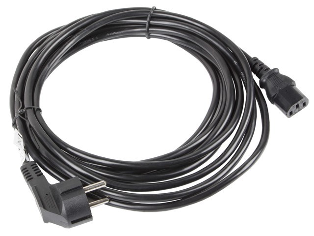 Naponski kabel Lanberg CA-C13C-11CC-0100-BK crni 10 m C13 spojnica CEE7/7-0