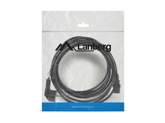 Naponski kabel Lanberg CA-C13C-11CC-0100-BK crni 10 m C13 spojnica CEE7/7-3