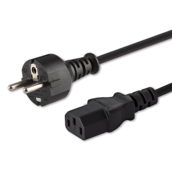 Naponski kabel Savio 1,8 M Schuko (M) - IEC C13 (1,8 M, CL-138)