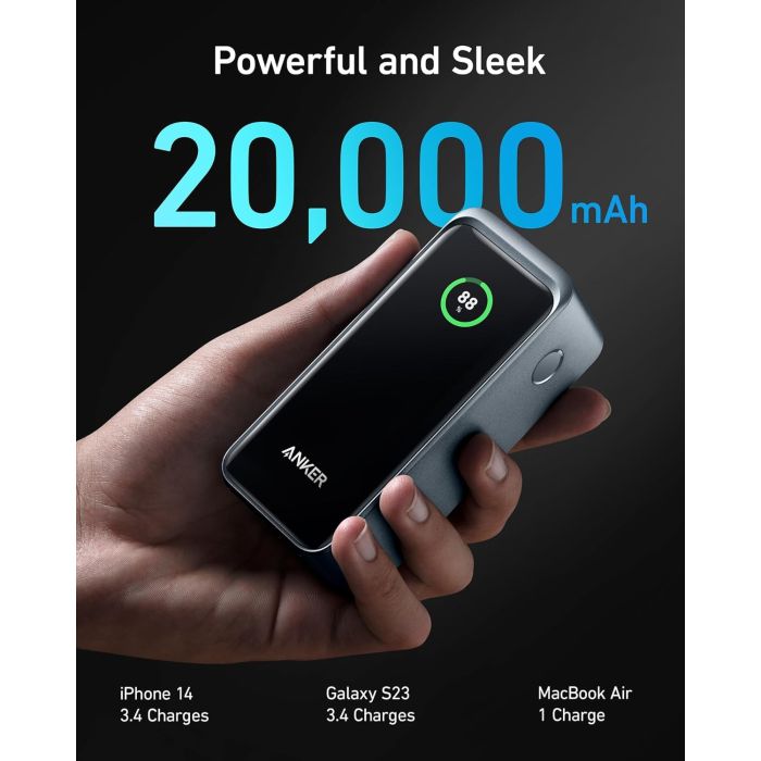 Prijenosna baterija ANKER Prime (20000 mAh) crna 200W-4