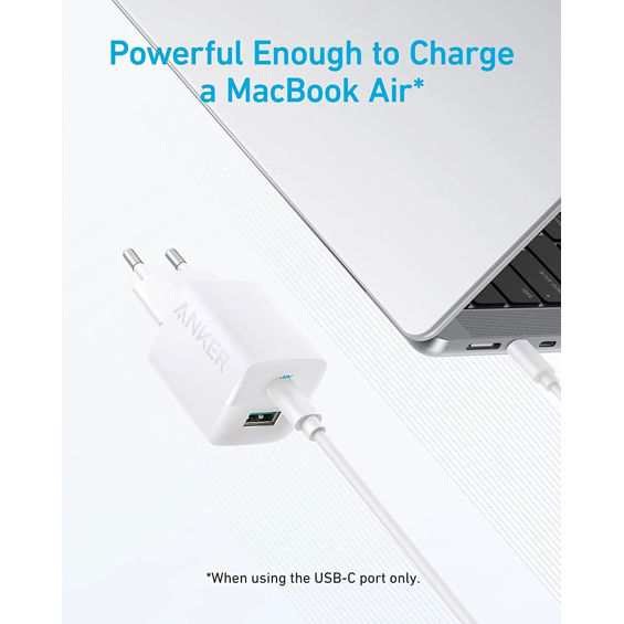Adapter ANKER 323, 33W, 1xUSB-C, 1xUSB-A, PowerIQ 3.0, bijeli-11