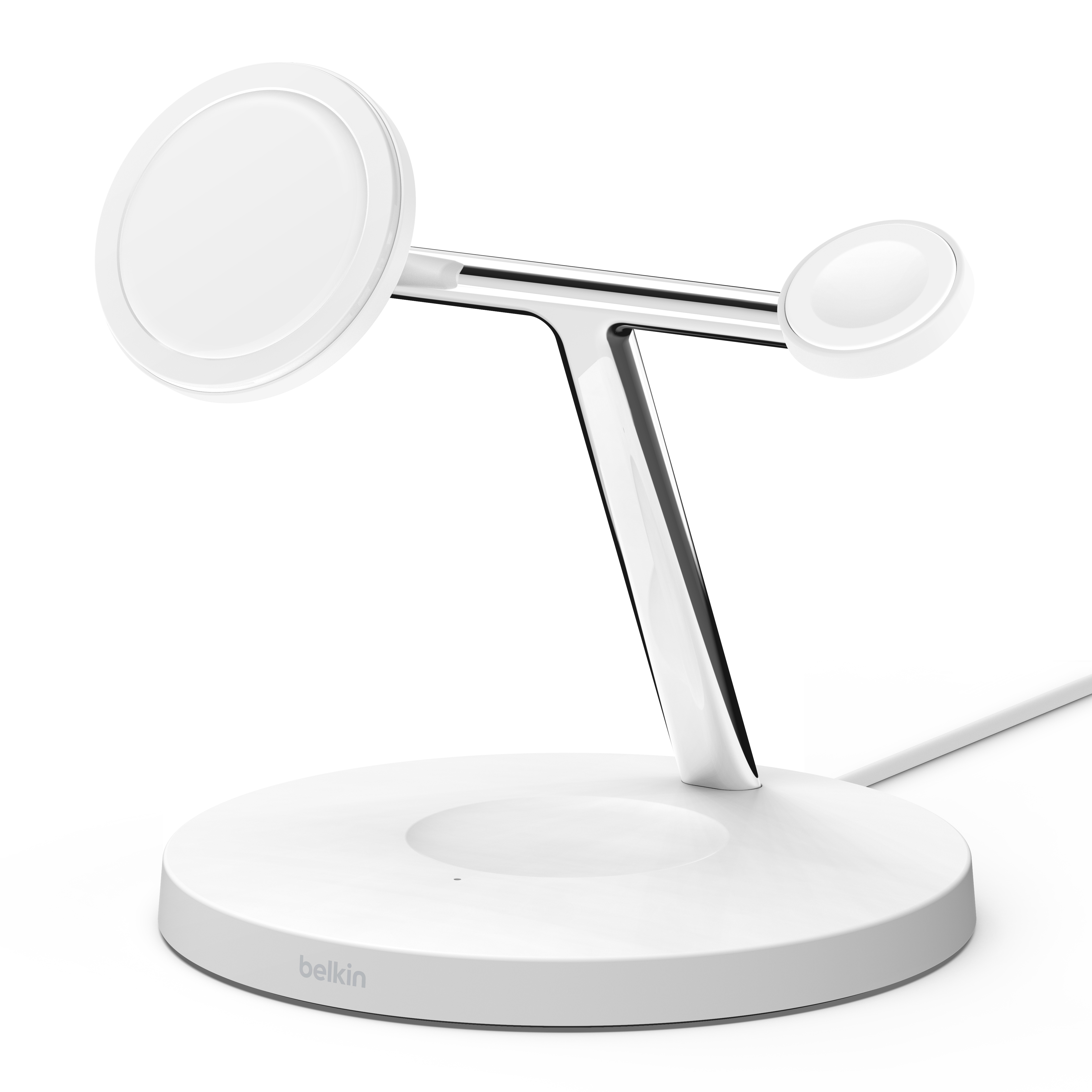 Belkin BOOST CHARGE PRO MagSafe 3-u-1 stalak za punjenje (brzo punjenje sata, s PSU, bijeli)-9