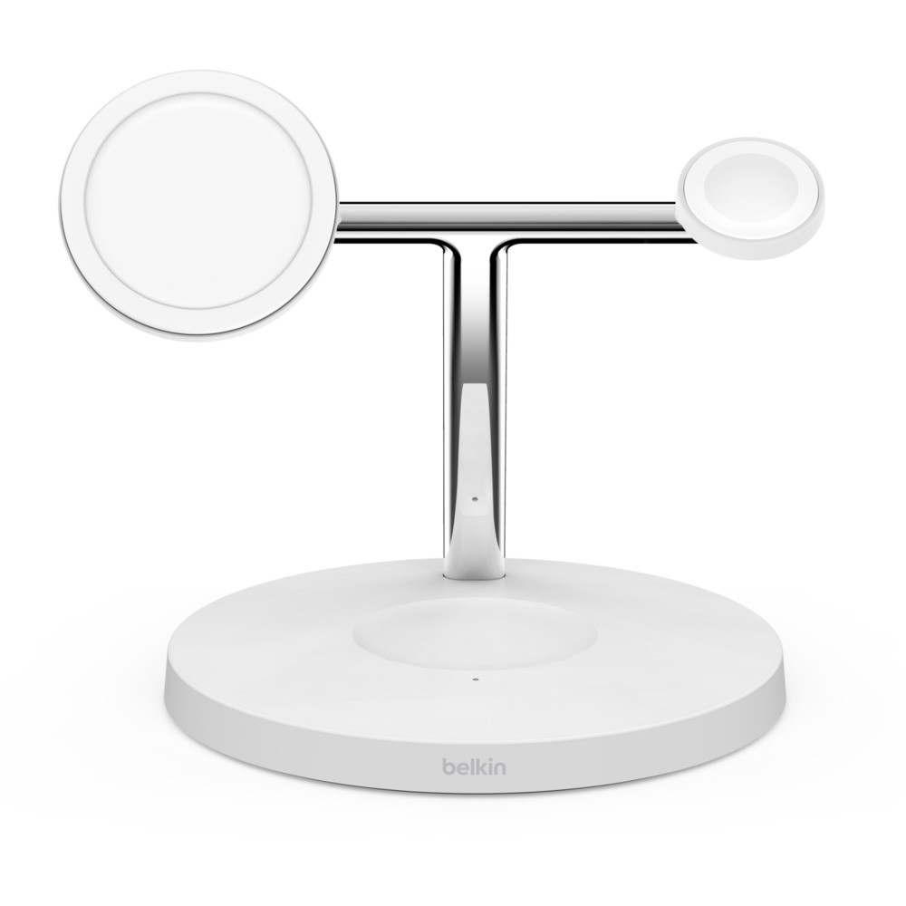 Belkin BOOST CHARGE PRO MagSafe 3-u-1 stalak za punjenje (brzo punjenje sata, s PSU, bijeli)-16