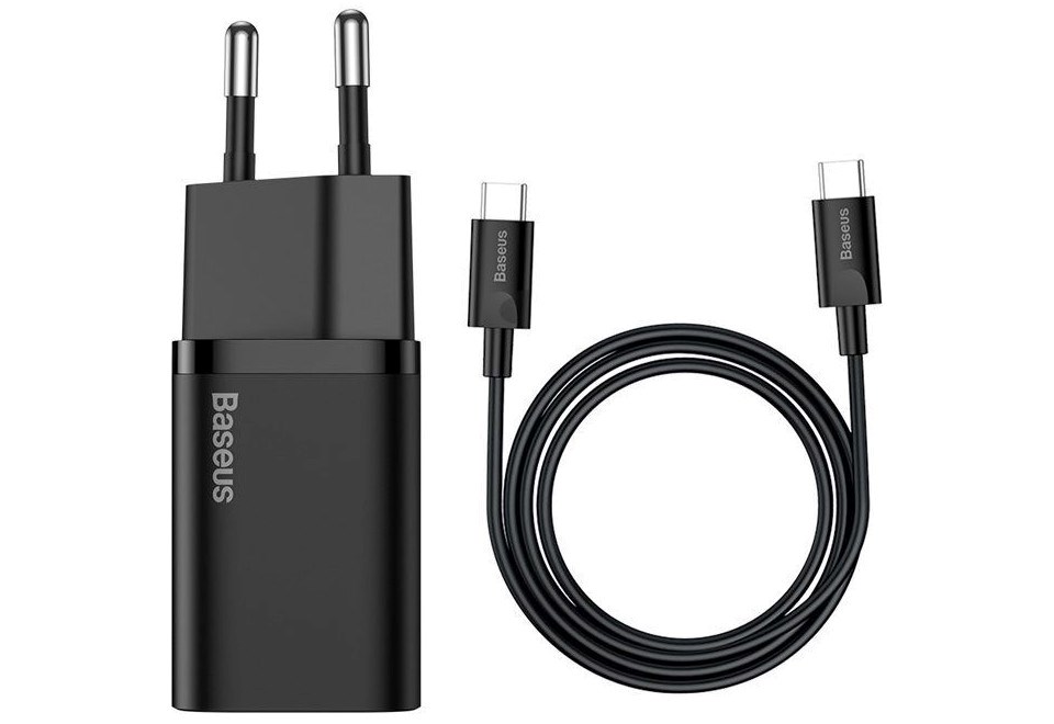 Adapter BASEUS TZCCSUP-L01, super charger + kabel Type-C na Type-C-1