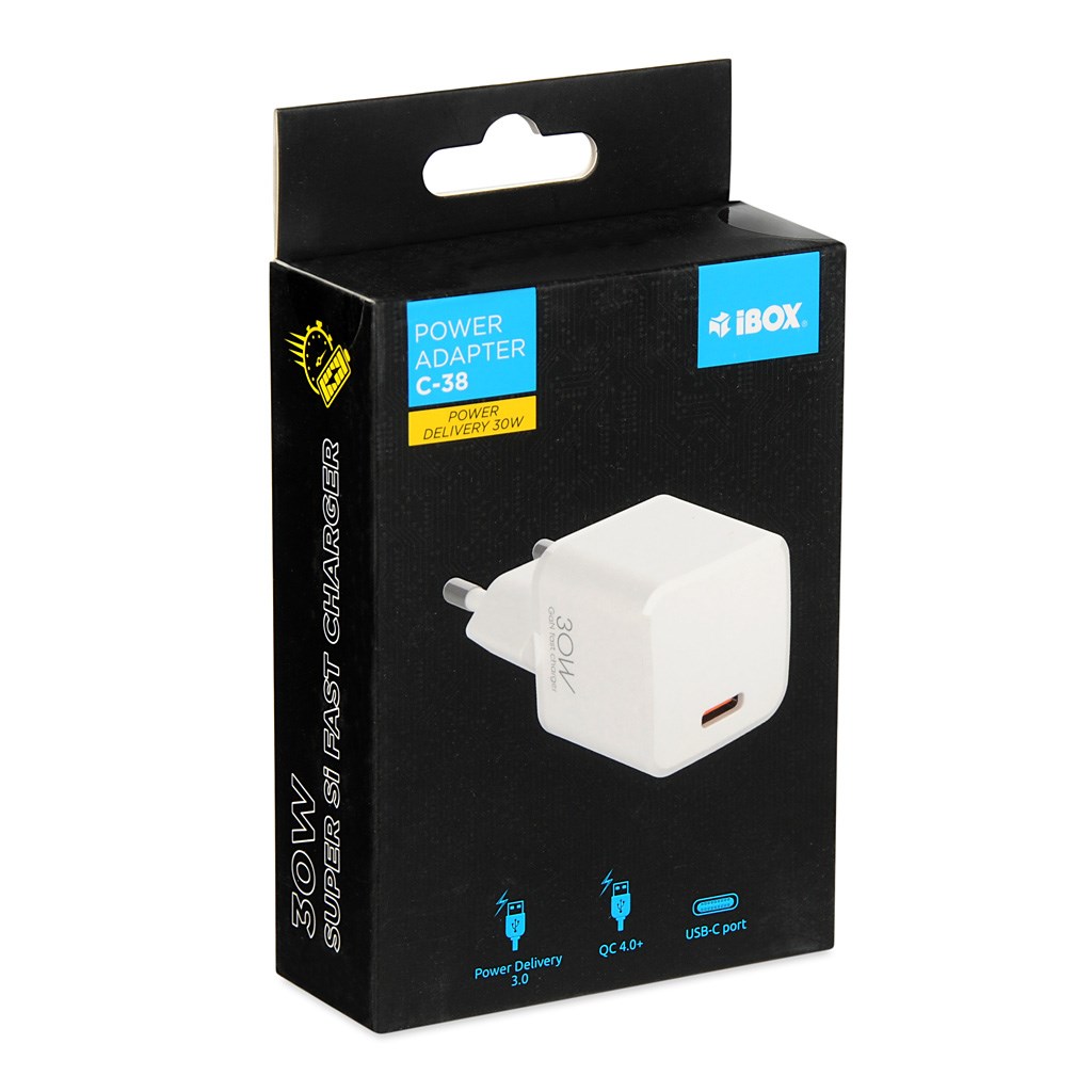 Punjač iBox C-38 PD30W bijeli-2