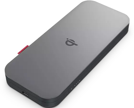 Prijenosna baterija LENOVO Go Wireless Power Bank (10000 mAh, 30 W, Qi 15 W, USB-C)-3