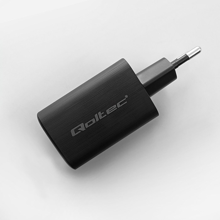 Punjač QOLTEC 50766 za mobilne uređaje, prijenosne konzole, power bank, pametne telefone, pametne satove, tablete crna boja-2
