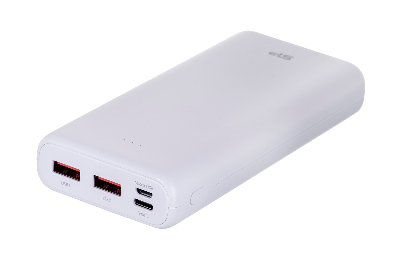 Power bank SILICON POWER Share C20QC (litij-polimer, 20000 mAh, bijeli)-3