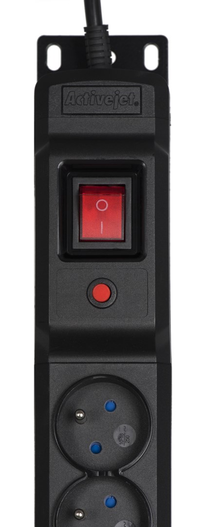 Utičnica ACTIVEJET COMBO 12 utičnica, 5m, crna-2