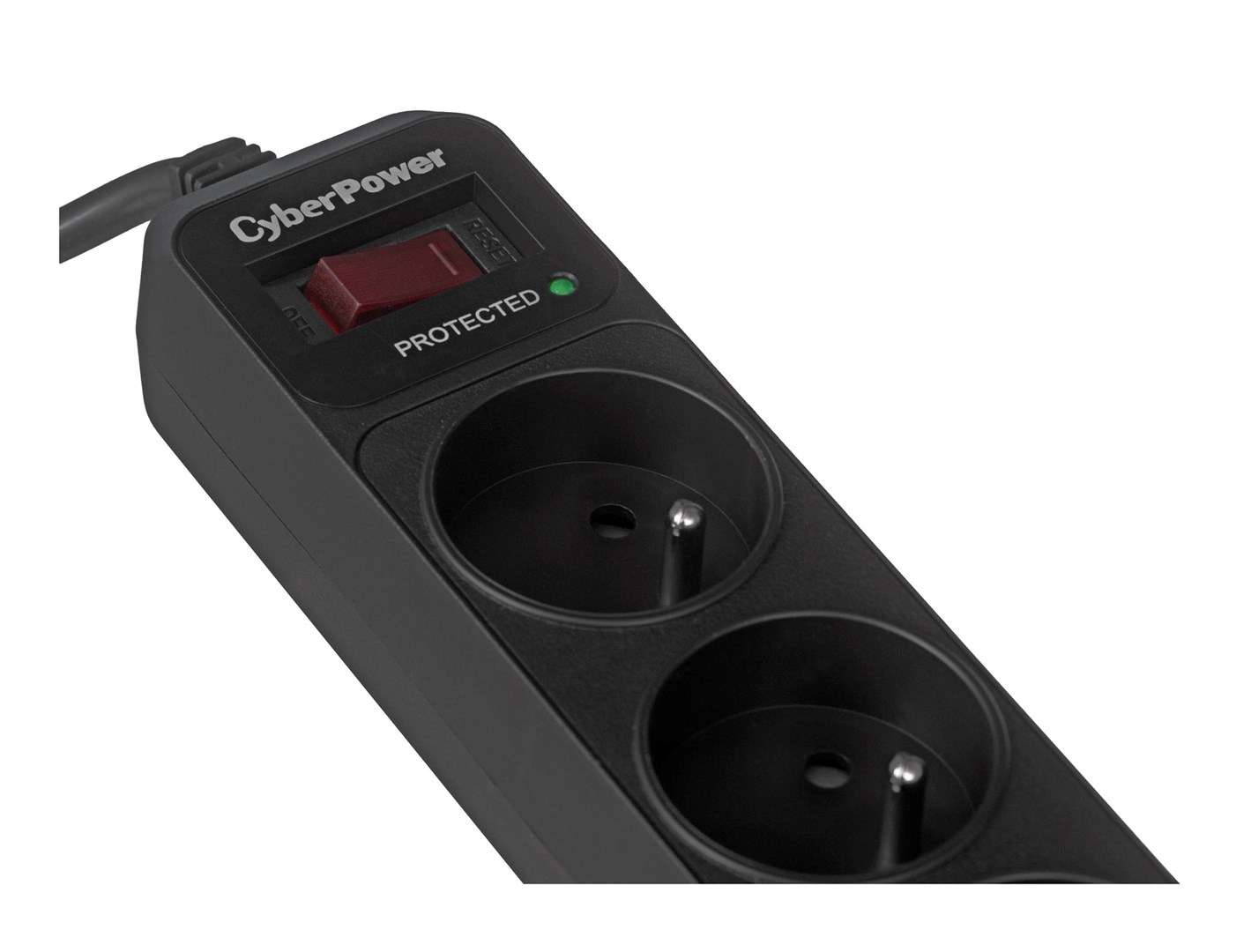 Zaštita od prenapona CYBERPOWER Tracer III B0620SC0-FR 6 AC utičnica 200 - 250 V 1.8 m crna boja-3
