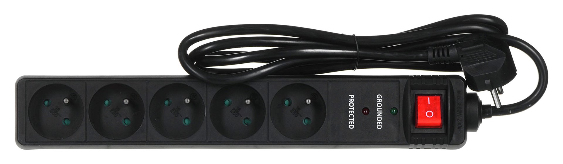 EnerGenie SPF5-C-5 surge protector 5 AC outlet(s) 250 V 1.5 m Black-5