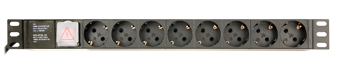 Jedinica za distribuciju napajanja GEMBIRD EG-PDU-014-C14 (8 AC utičnica, 1U) crna-6