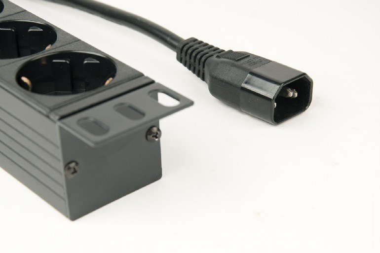Jedinica za distribuciju napajanja GEMBIRD EG-PDU-014-C14 (8 AC utičnica, 1U) crna-2
