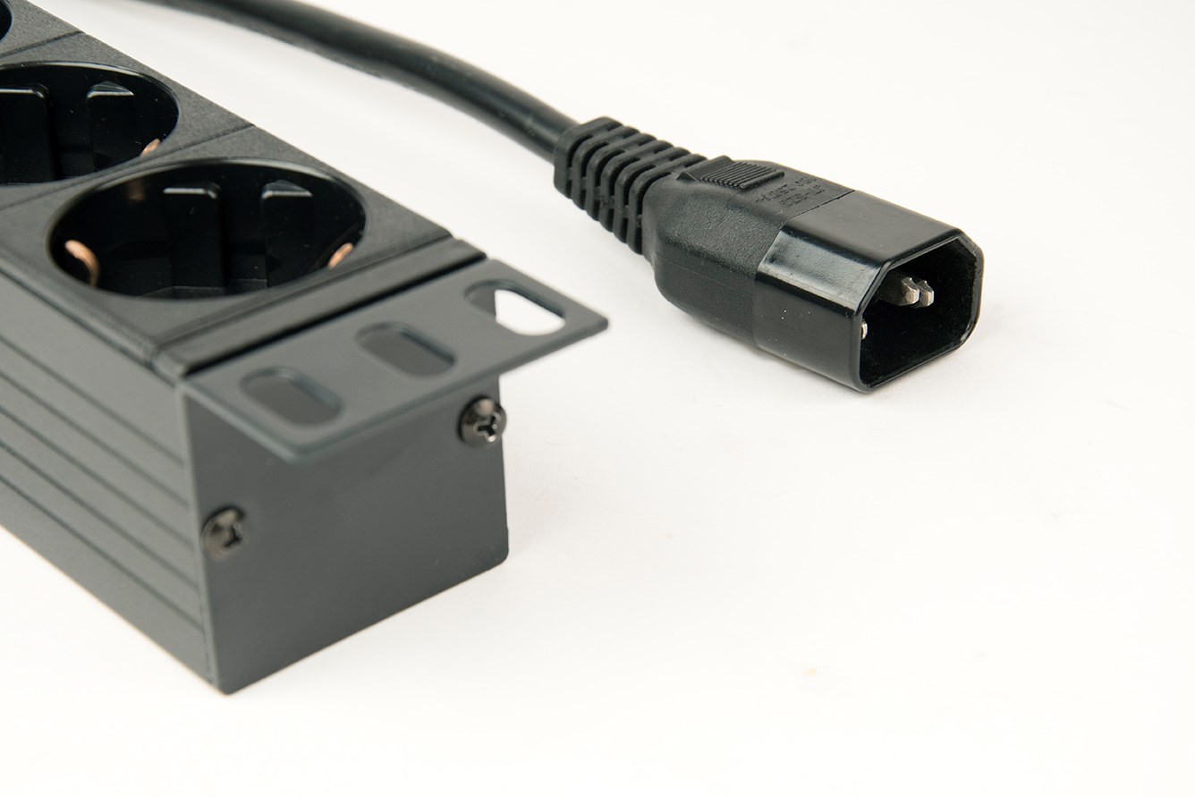 Jedinica za distribuciju napajanja GEMBIRD EG-PDU-014-C14 (8 AC utičnica, 1U) crna-8