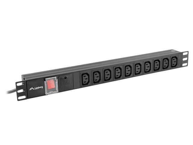 Napojna letva LANBERG PDU (1U, 10A, 7X IEC C13, 2 m)-3