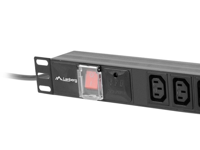 Napojna letva LANBERG PDU (1U, 10A, 7X IEC C13, 2 m)-2