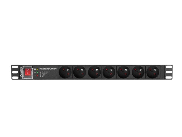 Traka za napajanje LANBERG PDU RACK 19" (1U, 16A, 7X 230V PL, 2m)-3