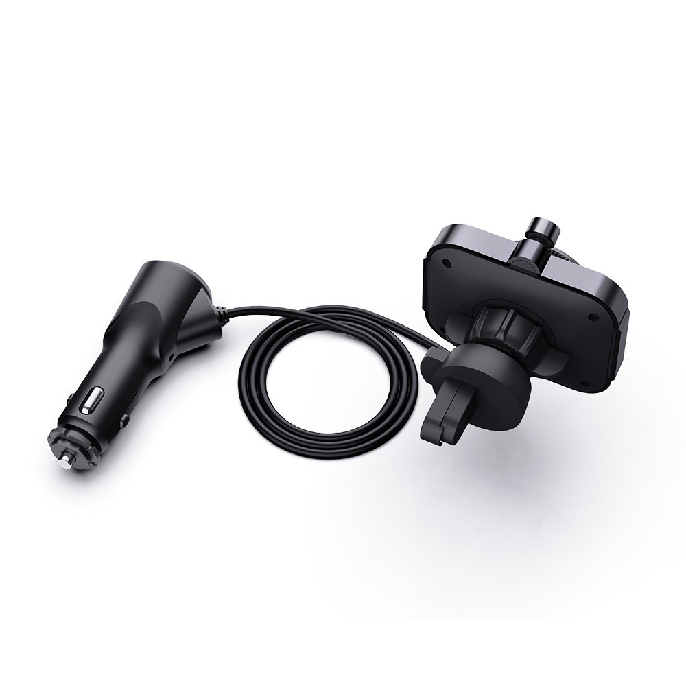 Savio FM odašiljač, Bluetooth 5.0, QC/PD 3.0 punjač, ​​ENC, Aux Out, Micro SD, TR-14 crna-5
