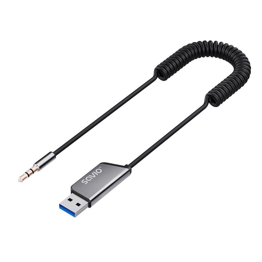 Savio TR-16 Transmitter AUX adapter with hands-free function, Bluetooth 5.3, Google Assistant/Siri-5