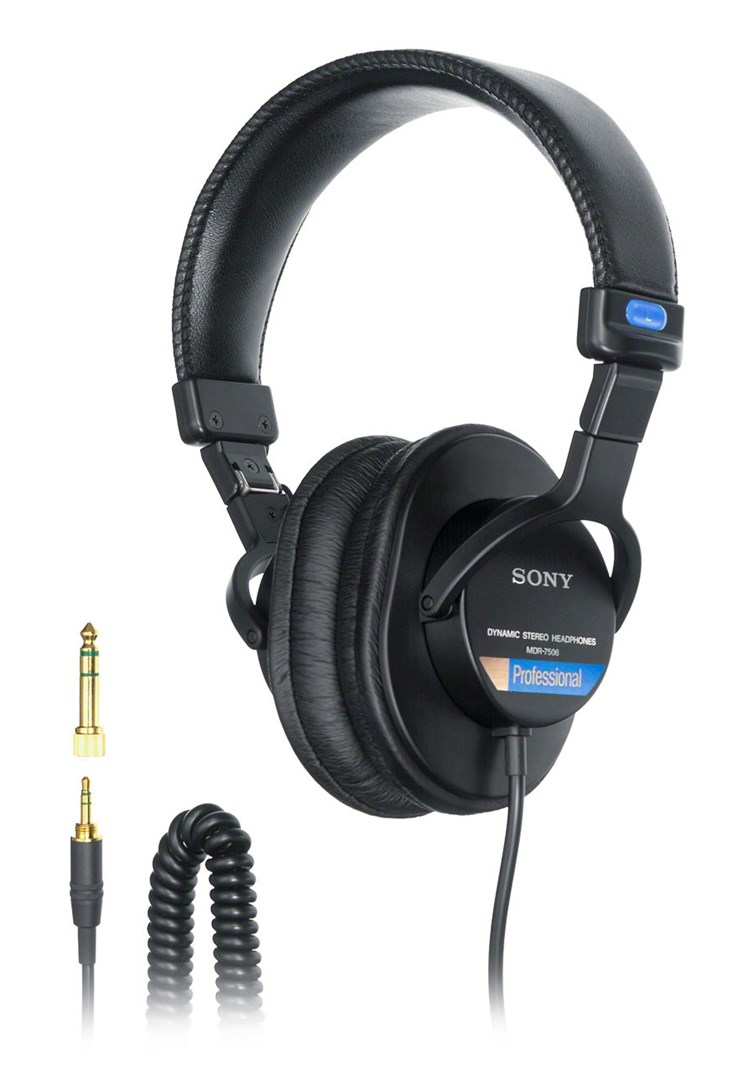 Slušalice SONY MDR7506 (žičane, preko glave, za pozornicu/studio crne)